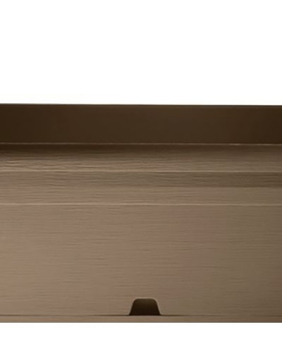 Mini taca OASI w kolorze gołębim szarym 35 cm z dolną tacą