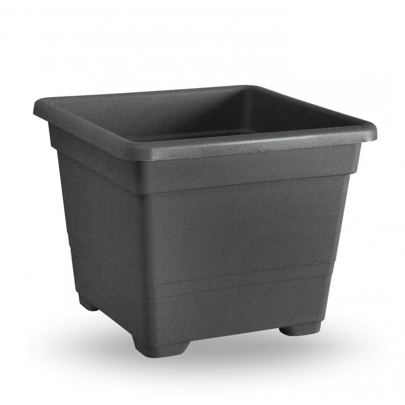 Vase carré 38cm ANTHRACITE Vase carré 38cm ANTHRACITE