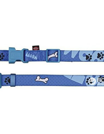 Woof COLLARE 3555cm 20mm colore azzuro