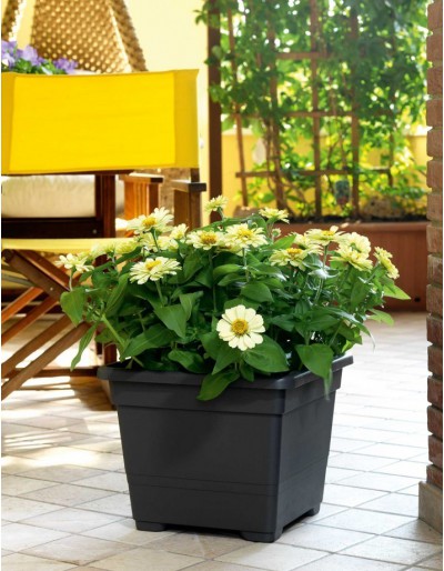 Pot carré 45cm ANTHRACITE