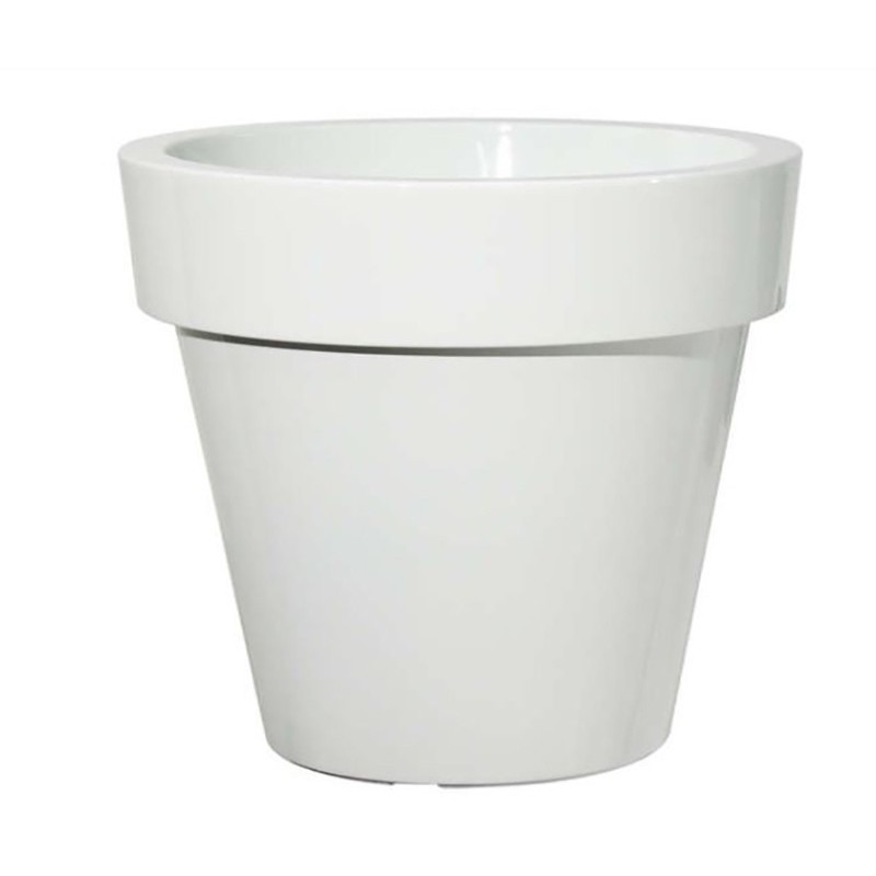 IKON Vase 40 cm Weißer Lack