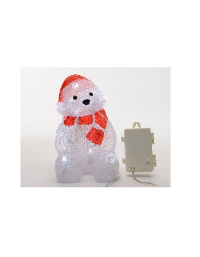 LED acr bear w scarf off bo
