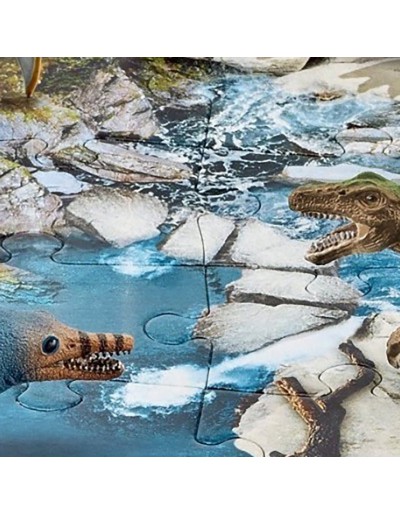 Schleich Mini dinozaury z otworem na wodę puzzle