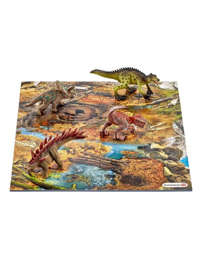 MINI DINOSAURS WITH SWAMP PUZZLE