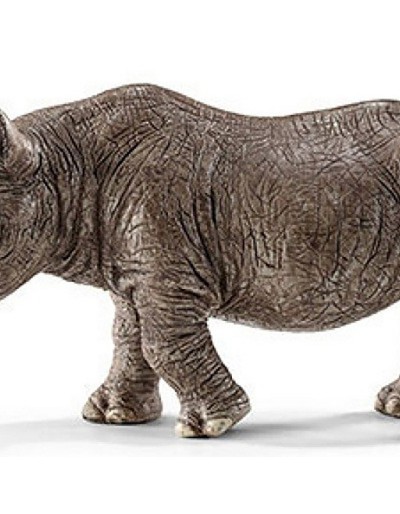Figure de rhinocéros. Peint à la main