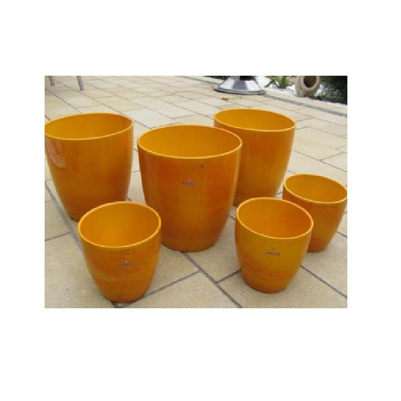 920 16 YELLOW MARBLE COVERPOT