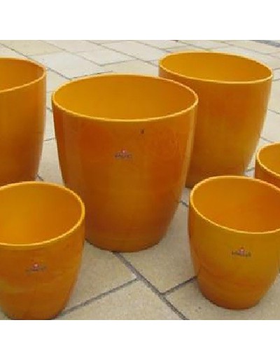 920 16 YELLOW MARBLE COVERPOT