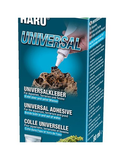 Adhesivo universal negro para acuarios terrarios