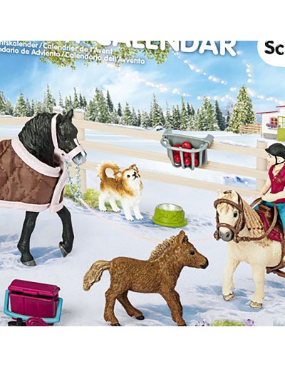 Advent calendar horses
