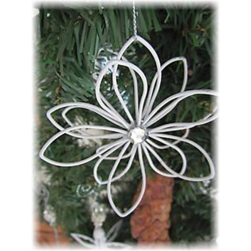 METAL HANGING FLOWER 8.3CM