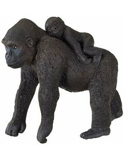 GORILLA FEMMINA CON CUCCIOLO