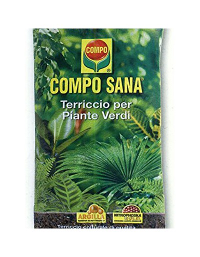 Taras wysokiej jakości Compo sana dla roślin zielonych