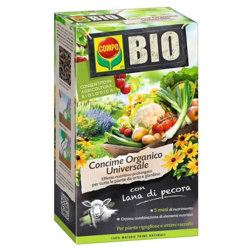 COMPO BIO SHEEP'S WOOL FERTILIZER 2kg