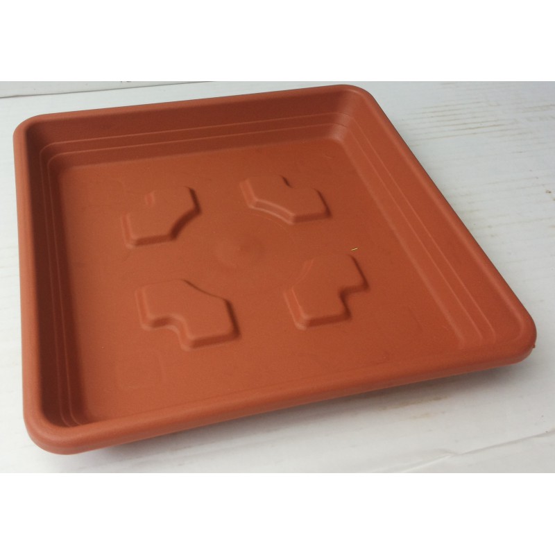 Sous-vaso carré 25 cm Sous-vaso carré 25 cm
