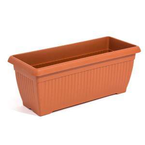 Roxanne box with 50 cm TERRACOTTA undercassetta