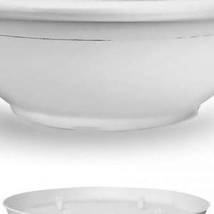 Naxos bowl with 40 cm white diameter subsoist