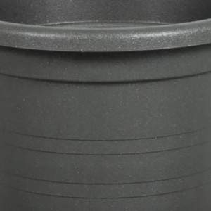 35 cm diameter cylinder vase ANTRACITE