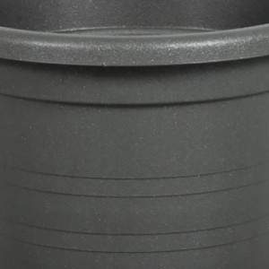 Anthracite plastic flower