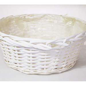 White round basket