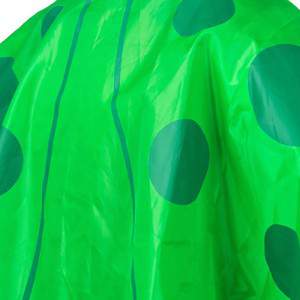 Wodoodporna peleryna poncho dziewczynka dzieci przeciwdeszczowa zielona