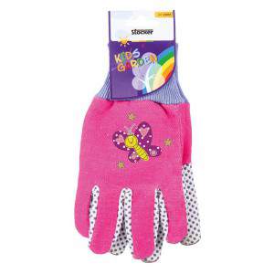 KIDS GARDEN pink baby gloves