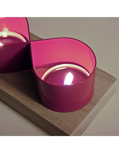 Porta Candeline Tea-Light Lilla