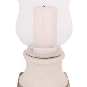 CANDLE HOLDER WITH CERAMIC GLASS
