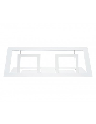 Étagère et transporteur TriZone 50cm blanc