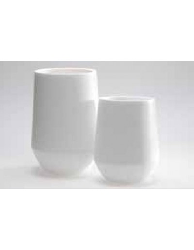 D&M Vase Fusion H20 Weißer Durchmesser 16cm