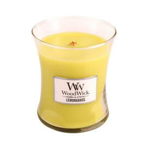 Woodwick candela media alla citronella