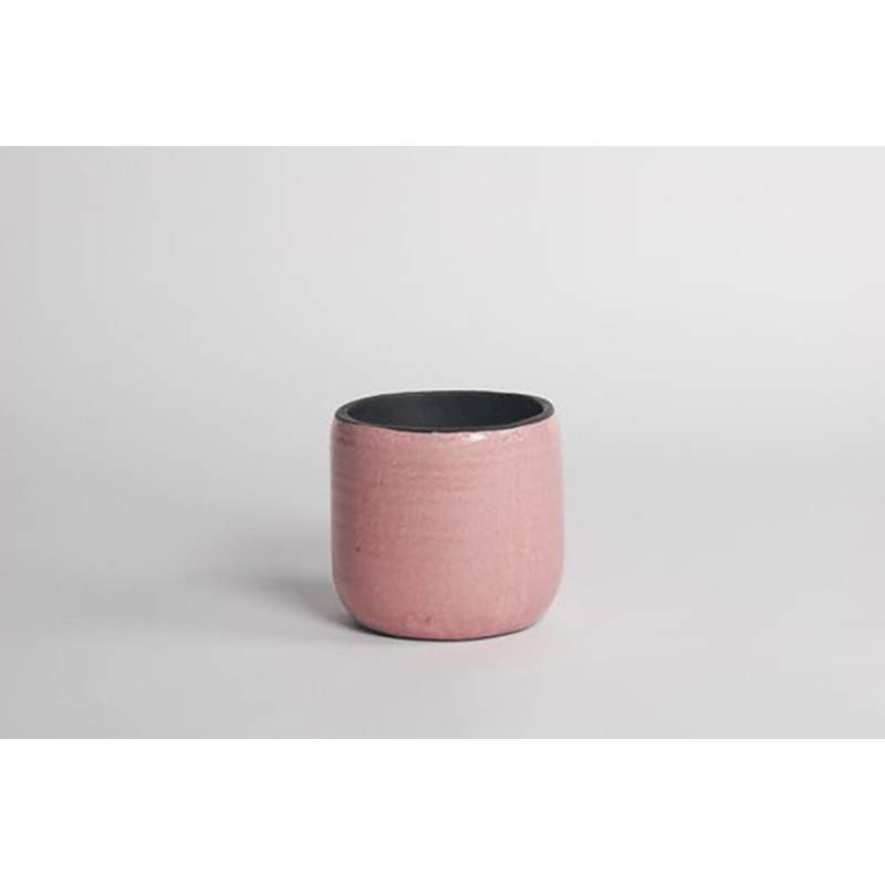 Vaso de cerâmica rosa rosa D&M 14cm