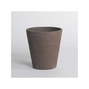 Natural clay flower pot