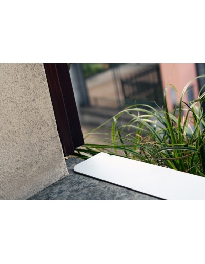 Växtkruka för fönster 50 cm Vit, maximal anpassningsförmåga till fönsterbrädor