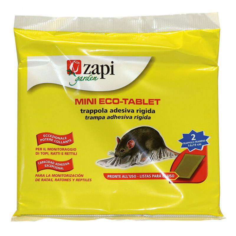 Zapi Piège collant pour rats et souris Super Tablet Commande en