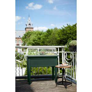 Elho Green Basics Grow Table Super Xxl - Planter - Leaf Green - Outdoor - L 76.7 x W 58.1 x H 73.1 cm