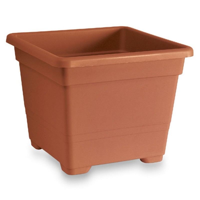 Pot carré 45cm terre cuite