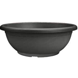 Naxos bowl with integrated anthracite saucer