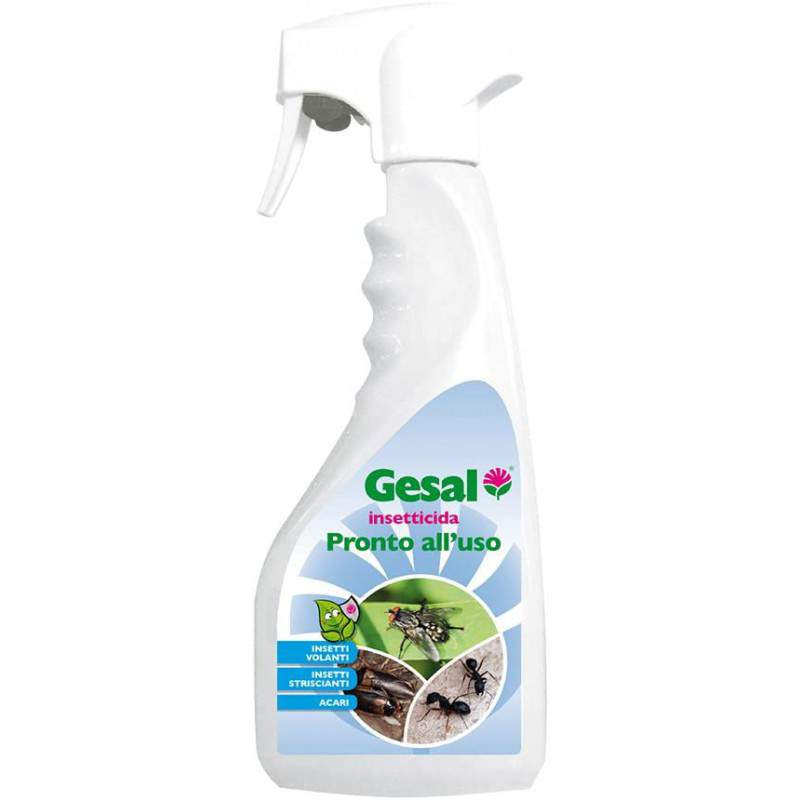 Gesal ready-to-use insecticide for flying insects, crawling insects and mites. Gesal ready-to-use insecticide for flying insects, crawling insects and mites.