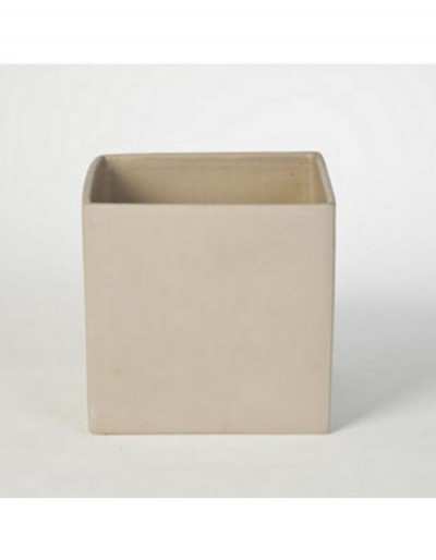 Vase Cube 19 Gray-Brown...