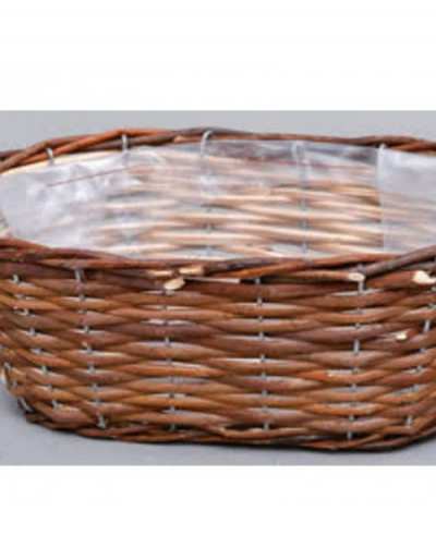 Oval Basket In Vimini Color...
