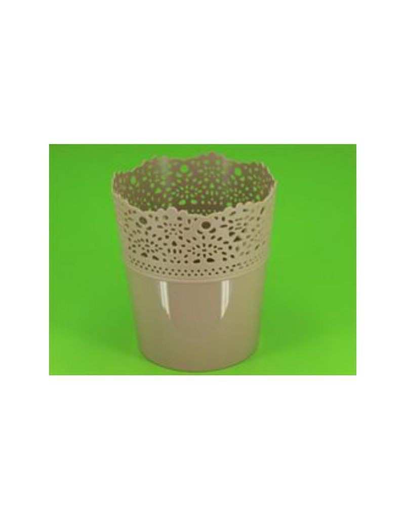 Dentelle Vase 16 cm Sand