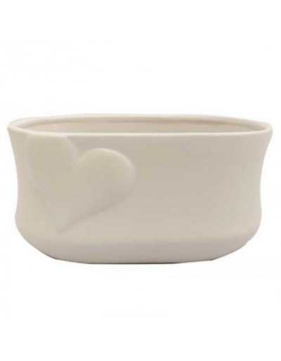 Oval Vase with Heart H10.5...
