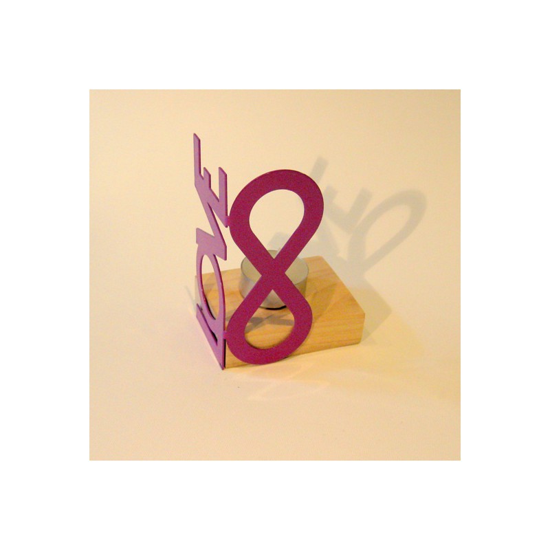 Incense and candle holder lilac Incense and candle holder lilac