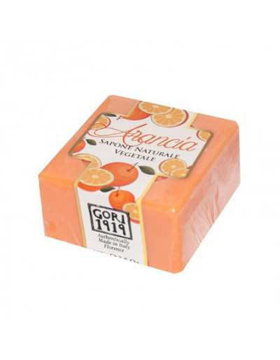 Pomarańczowe mydło kwadratowe