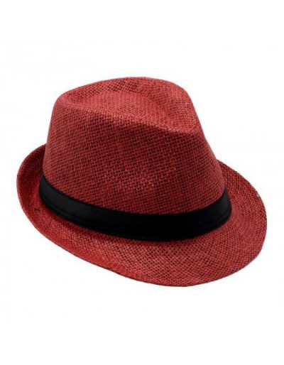 Chapéu de Boater Vermelho