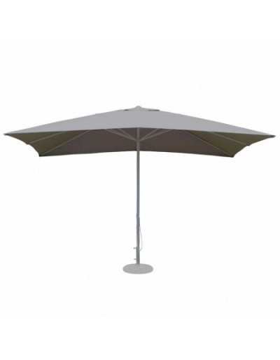Mercurio 3 x 3 Umbrella with Dove Gray Pole and Gray Cloth