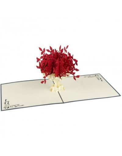 Origamo Grußkarte Blumentopf