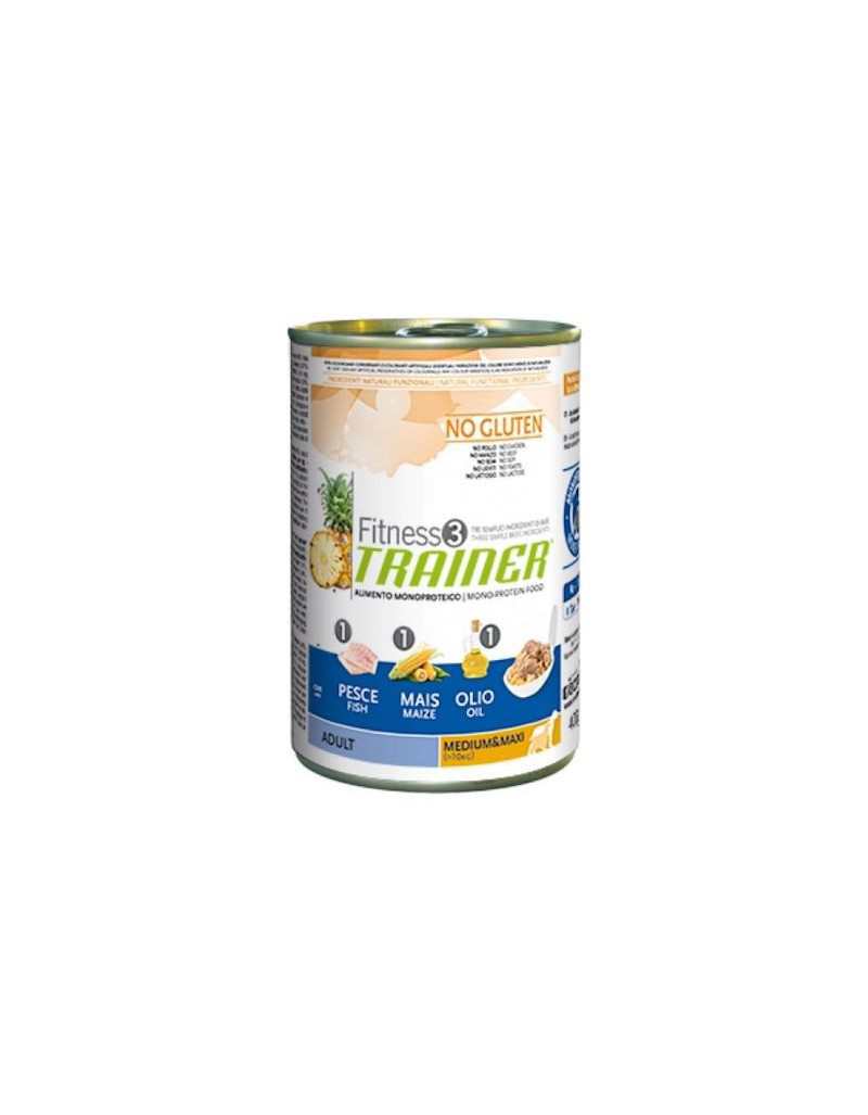 Alimento húmido Dog Fitness 3 Trainer Med/Max Fish 400 g