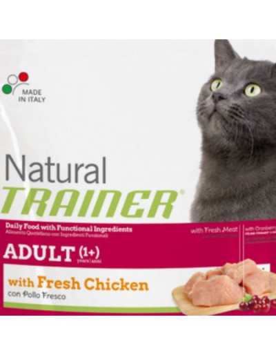 Alimento Seco para Gatos Adultos Natural Trainer Pollo 300 g