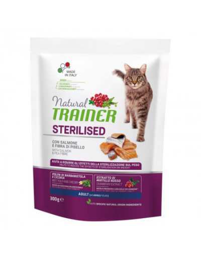 NATURAL CAT ADULT STERILIZED WITH SALMON 300GR